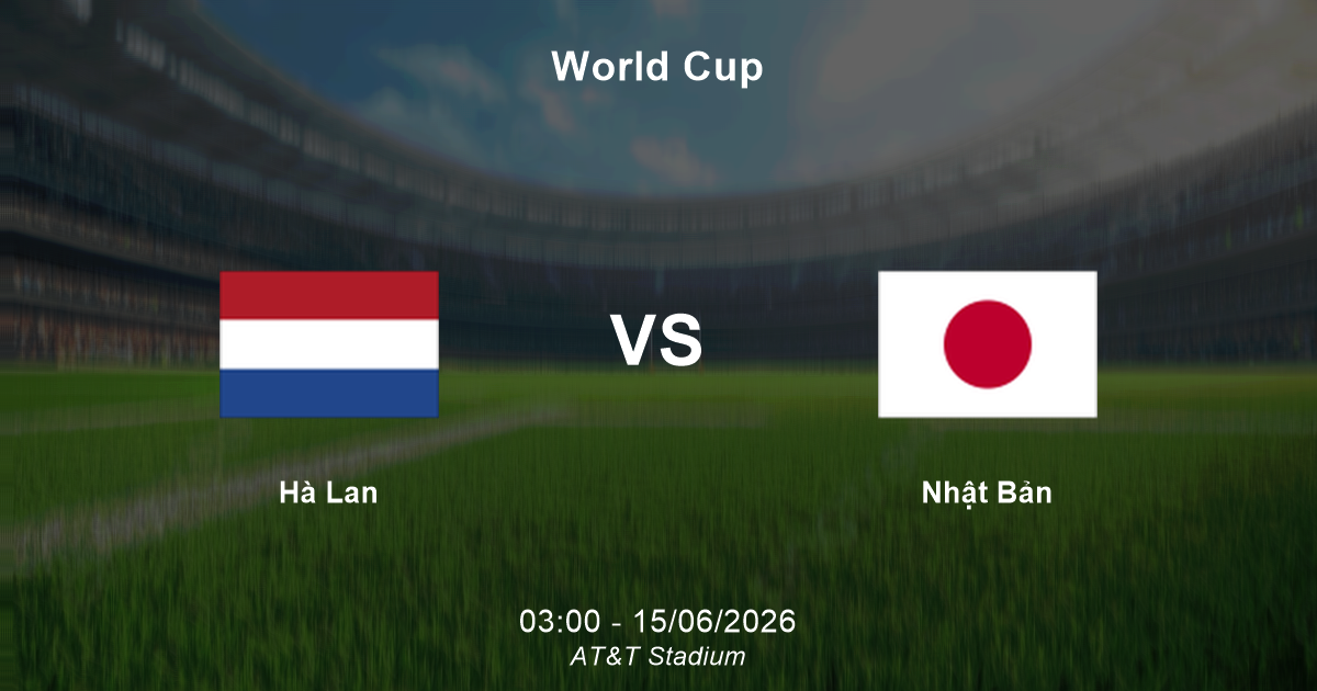 Hà Lan vs Nhật Bản
